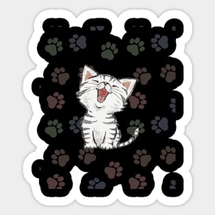 THE CAT LOVE Sticker